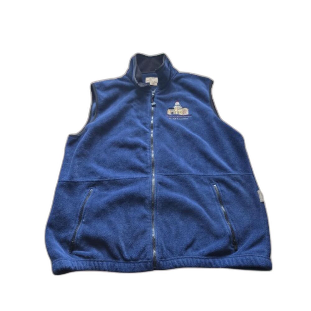 Colorado Timberline Fleece Vest Mens Large Point Sur Light Station Logo